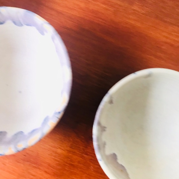 Trio of nesting Signed studio pottery Marion Dalton bowls - Picture 3 of 10